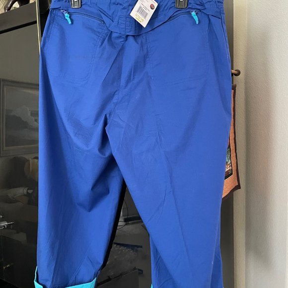 NWT Royal Blue Danskin Capri Pants-Large 12-14 - Picture 3 of 6
